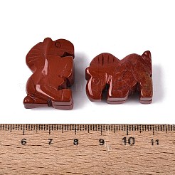 Natural Red Jasper Horse Figurine&nbsp;DJEW-N005-01D