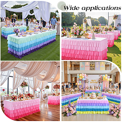 Cloth Table Skirt&nbsp;AJEW-WH20070-168C