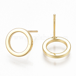 Brass Stud Earrings&nbsp;KK-S348-368