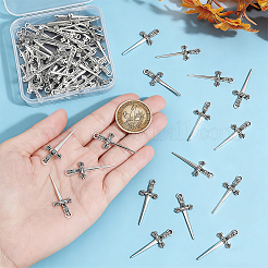 60Pcs Tibetan Style Alloy Pendants&nbsp;FIND-SC0023-91