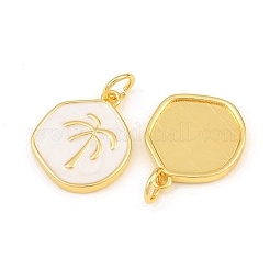 Brass Enamel Pendants&nbsp;KK-CBA5CB0-07G
