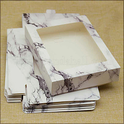 Marble Texture Pattern Paper Gift Boxes&nbsp;CON-WH0072-15B