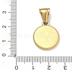 304 Stainless Steel Pendants&nbsp;STAS-D225-09G