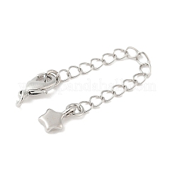 Brass Chain Extender&nbsp;KK-B148-06P-03