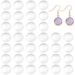 200Pcs Transparent Glass Cabochons&nbsp;GGLA-BBC0001-06