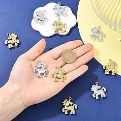 10Pcs 2 Colors Alloy Pendants&nbsp;ENAM-YW0008-71