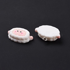 Opaque Resin Pendants&nbsp;RESI-D057-15P