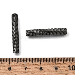 Brass Curved Tube Beads&nbsp;KK-C255-41EB