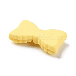 Cartoon Opaque Resin Polka Dot Bowknot Cabochons&nbsp;RESI-Q218-02G