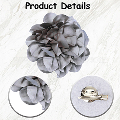 1Pc Polyester Brooches&nbsp;JEWB-CN0001-07A