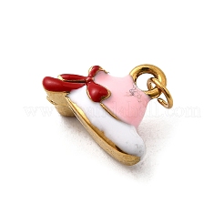 304 Stainless Steel Enamel Charms&nbsp;STAS-B097-10G