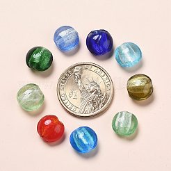 Handmade Silver Foil Glass Beads&nbsp;SLF12MMY-1