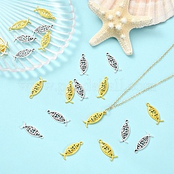 50Pcs 2 Colors Tibetan Style Alloy Pendants&nbsp;FIND-YW0008-53