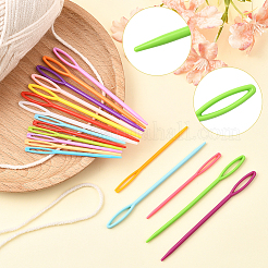 100Pcs 2 Styles Plastic Yarn Knitting Needles&nbsp;SENE-SP0001-02