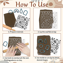 Silicone Clay Texture Mat&nbsp;AJEW-WH0447-071