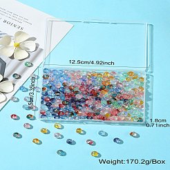 300Pcs Transparent Baking Paint Glass Beads&nbsp;GLAA-CJ0002-46
