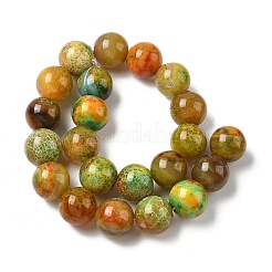 Dyed Natural Agate Beads Strands&nbsp;G-I394-B14