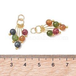 Dyed Natural Green Jade Imitation Tourmaline Pendants&nbsp;PALLOY-JF05597