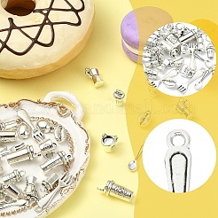 35Pcs 7 Styles Tibetan Style Zinc Alloy Charms&nbsp;FIND-YW0011-92