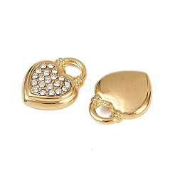 304 Stainless Steel Rhinestone Pendants&nbsp;STAS-L290-57G