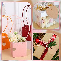 100Pcs Lace Edged Heart Paper Gift Tags&nbsp;CDIS-CP0001-01B