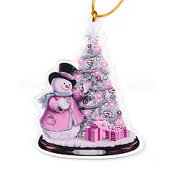Acrylic Christmas Tree Pendant Decoration&nbsp;LS-HJEW-Q010-01E