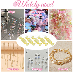 Transparent Plastic Candy Shaped Trinket Storage Boxes&nbsp;CON-SP0001-06C