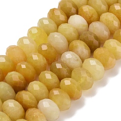 Natural Topaz Jade Beads Strands&nbsp;G-C259-A07-8x12mm