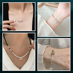 6Pcs 3 Styles 925 Sterling Silver Pendants&nbsp;STER-BBC0007-87