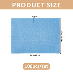 Rectangle Water-absorbent Blotting Paper&nbsp;AJEW-WH0643-077