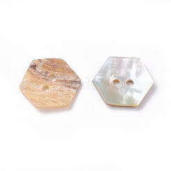 Freshwater Shell Buttons&nbsp;SHEL-G011-08