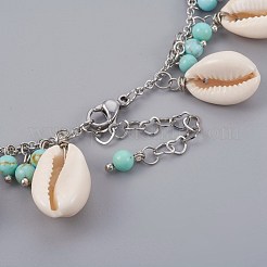 Cowrie Shell Anklets&nbsp;AJEW-AN00246