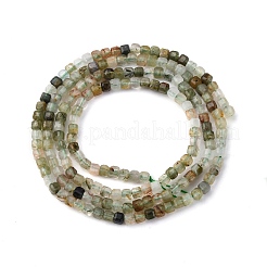 Natural Green Rutilated Quartz Beads Strands&nbsp;G-RM2025-C03-A