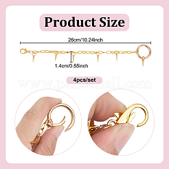 4Pcs Alloy Boot Strap Chains&nbsp;HJEW-UN00064