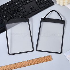 Erasable PVC Hanging Price Tags with Rope&nbsp;CDIS-WH0021-069A-01
