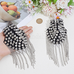 Vintage Iron Tassel Epaulette&nbsp;AJEW-CY0002-76P