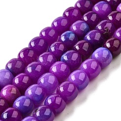 Natural Dyed White Jade Beads Strands&nbsp;G-U023-B03-01