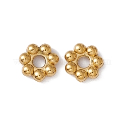 Ion Plating(IP) 304 Stainless Steel Daisy Spacer Beads&nbsp;STAS-G291-01A-G