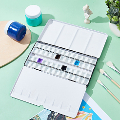 Iron Empty Watercolor Paint Pans&nbsp;AJEW-WH0270-188A