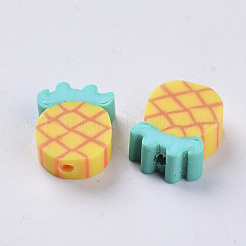 Handmade Polymer Clay Beads&nbsp;CLAY-S093-21