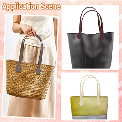 8Pcs 4 Colors PU Imitation Leather Bag Handles&nbsp;DIY-CL0002-44