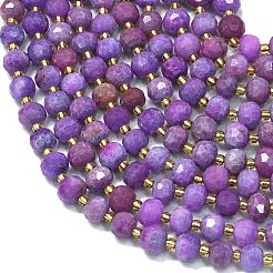 Dyed Natural White Jade Beads Strands&nbsp;G-K389-E56-01