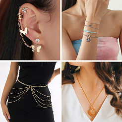 DIY Chain Bracelet Necklace Making Kit&nbsp;DIY-TA0006-53