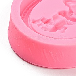 Oval with Angel Pendant DIY Silicone Molds&nbsp;LS-SIMO-P003-06B