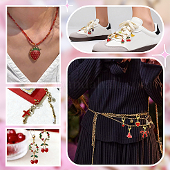 40Pcs Alloy Enamel Shoes Charms&nbsp;HJEW-PH02499