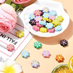 30Pcs Alloy Enamel Beads&nbsp;ENAM-CJ0006-20