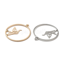 20Pcs 2 Colors Alloy Hollow Pendants&nbsp;FIND-UN0001-13