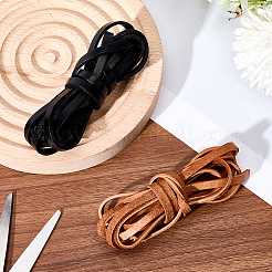 4 Bags 2 Colors Cowhide Leather Cord&nbsp;WL-GF0001-12