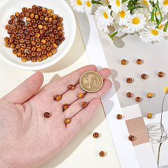 120Pcs Round Natural Wood Beads&nbsp;WOOD-OC0001-84-LF