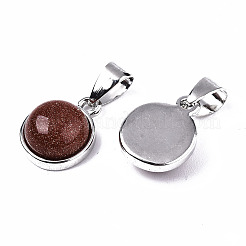 Synthetic Goldstone Pendants&nbsp;G-T131-19C